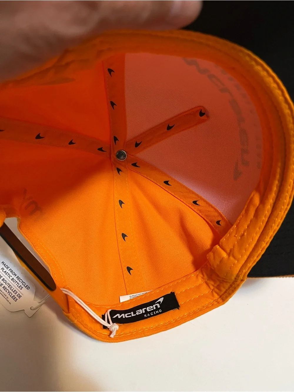 McLaren Orange and Black Formula 1 Team Cap
